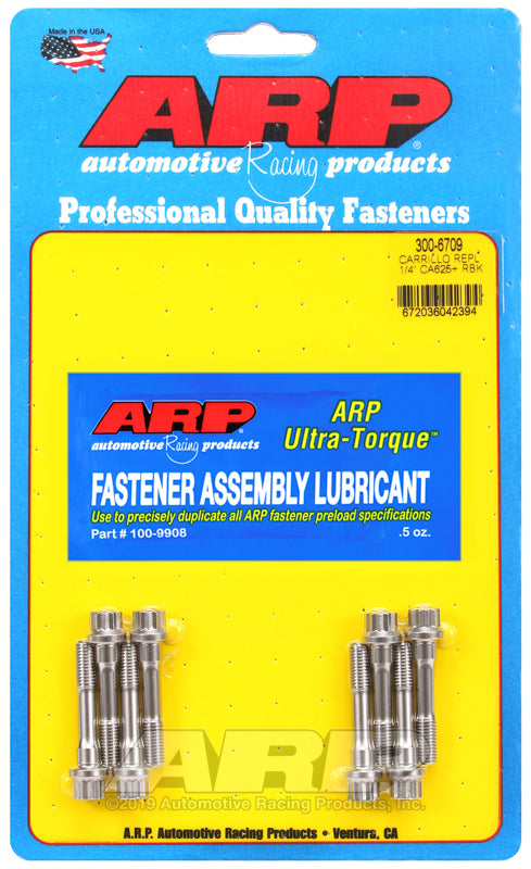 ARP 1/4"  Carrillo replacement 1/4" CA625+ rod bolt kit