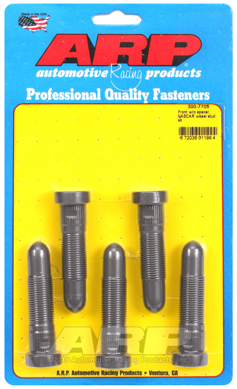 ARP Front w/out spacer, NASCAR wheel stud kit