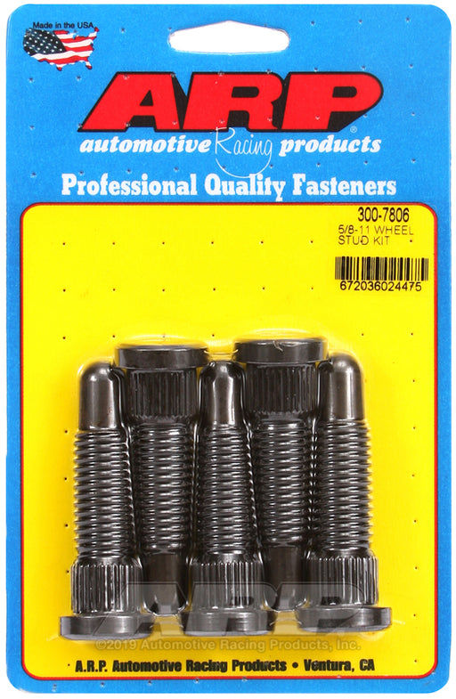 ARP 5/8-11 X 2.65 short knurl wheel stud kit