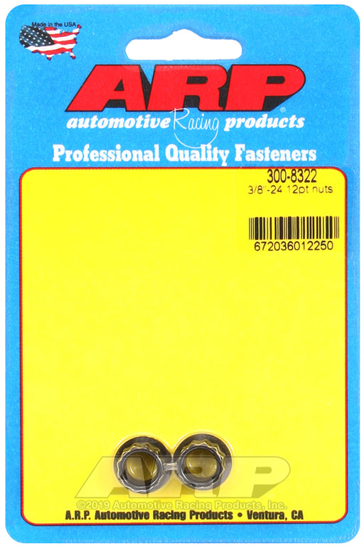 ARP 3/8-24 12pt nut kit