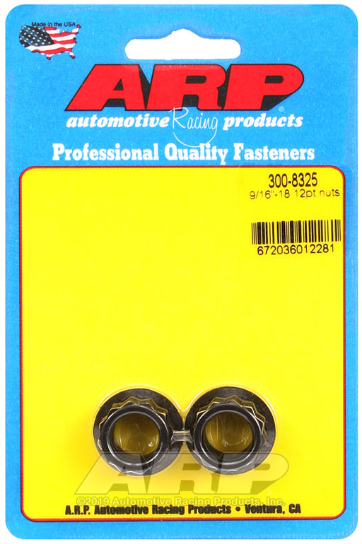 ARP 9/16-18 12pt nut kit