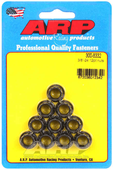ARP 3/8-24 12pt nut kit