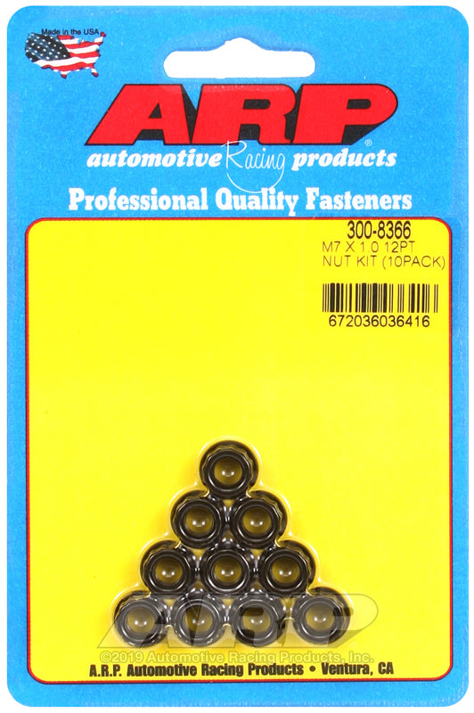 ARP M 7 X 1.00 12pt nut kit