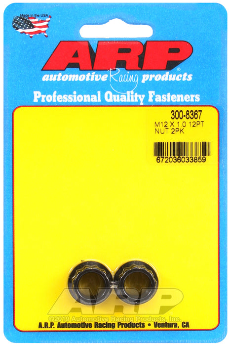 ARP M12 X 1.00 12pt nut kit