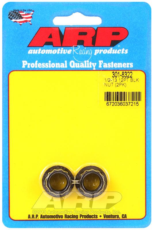 ARP 1/2-13 12pt nut kit