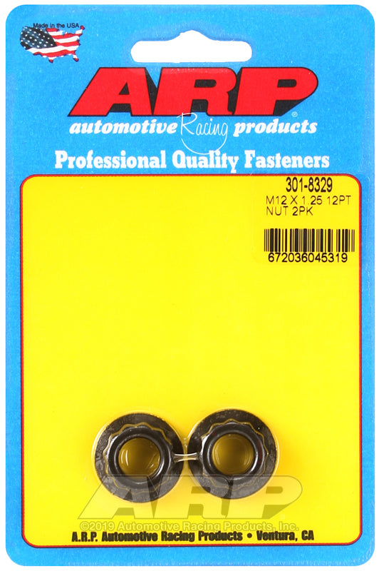 ARP M12 X 1.25 12pt nut kit