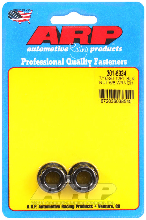 ARP 7/16-20 5/8 socket 12 pt nut kit