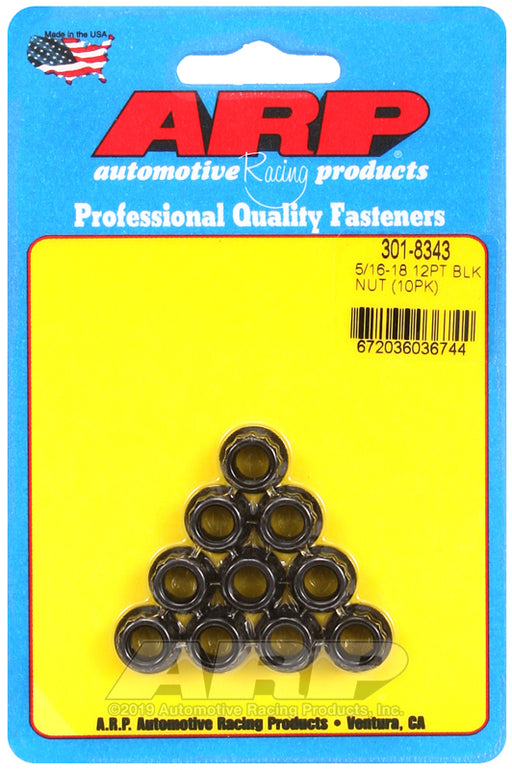 ARP 5/16-18 12pt nut kit