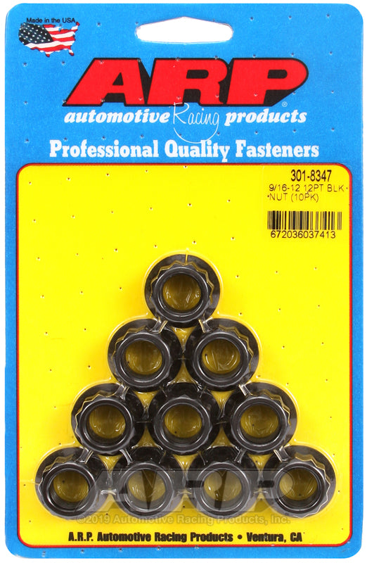 ARP 9/16-12 12pt nut kit
