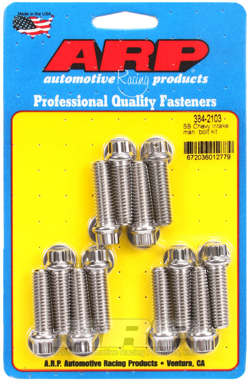 ARP SB Chevy intake manifold bolt kit