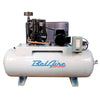 BelAire 338HL4 8HP 80gal horizontal two-stage electric air compressor