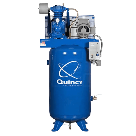 Quincy QP Pro 5-HP 80-Gallon Pressure Lubricated Two-Stage Air Compressor (208V 3-Phase)