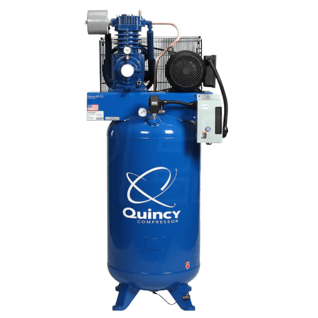 Quincy QP Pro 7.5-HP 80-Gallon Pressure Lubricated Two-Stage Air Compressor (230V 1-Phase)