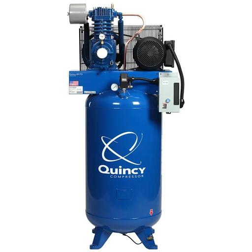 Quincy 573DS80VCA23 8HP 80gal vertical two-stage electric air compressor