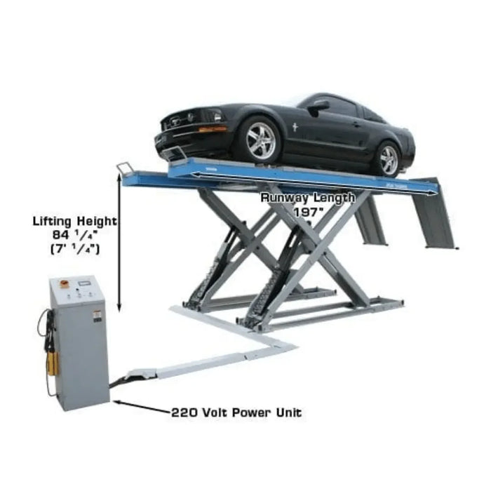 Atlas 12ASL 12,000 lb Capacity Alignment Scissor Lift - Mechanic Super Store