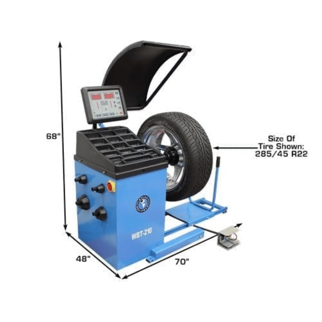 Atlas TC306 Tire Changer + WBT-210 Wheel Balancer Combo Package
