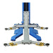 IDEAL iMobile MSC-6KLP 6,000 lb Low Profile Mobile Single Column Lift my mechanic superstore shown up-close on a white background