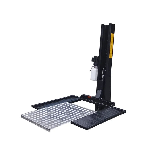 Tuxedo SC-2K 2,000 lb Single Column Lawnmower Storage Lift - 110V Duro Included - Mechanic Super Store