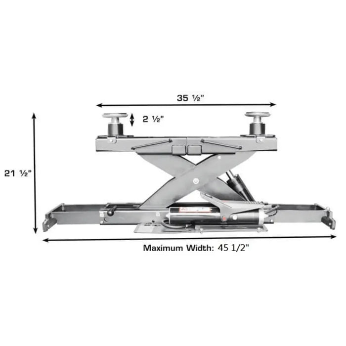 Atlas Platinum 14 4-Post Lift + RJ7000 Rolling Bridge Jack Combo - Mechanic Super Store