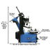 Atlas TC755 Tire Changer with Dual Arms - Mechanic Super Store