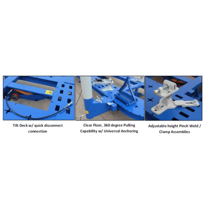 iDEAL FR-77T-20 Tubular Deck Frame Rack Machine - Mechanic Super Store