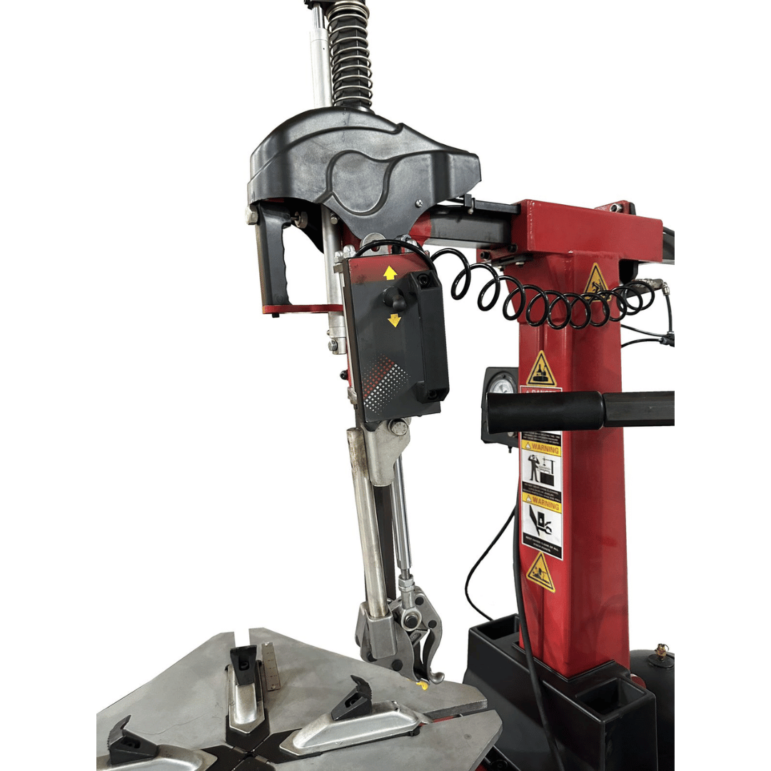 Tuxedo TC-1300 Tire Changer - Tilt-Back Press Arm - Leverless Demount Tool