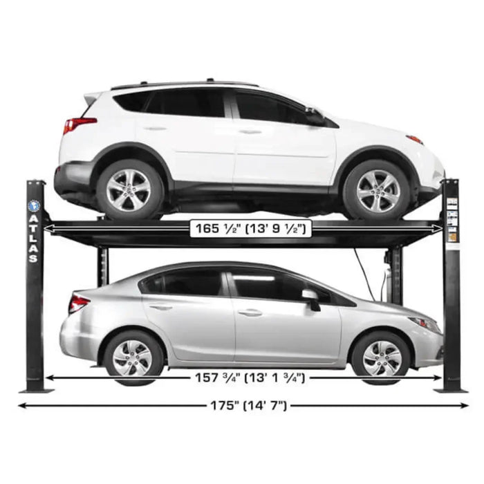 Atlas APEX8 ALI Certified Hobbyist 8,000 lb. 4 Post Lift - Mechanic Super Store