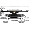 Atlas PREMIUM 408SL 4 Post Lift + RJ35 Sliding Jacks Combo