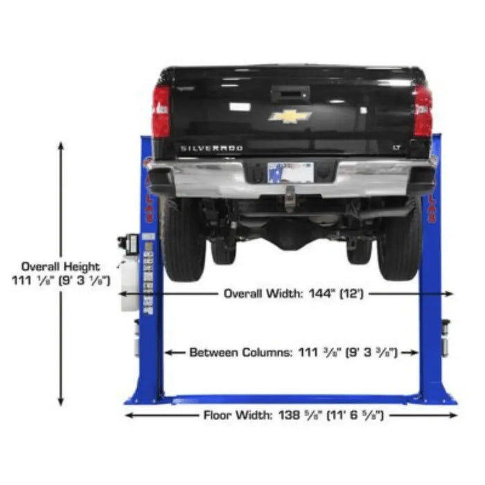 Atlas Platinum PVL9BP 9000 lb Certified Baseplate Lift - Mechanic Super Store
