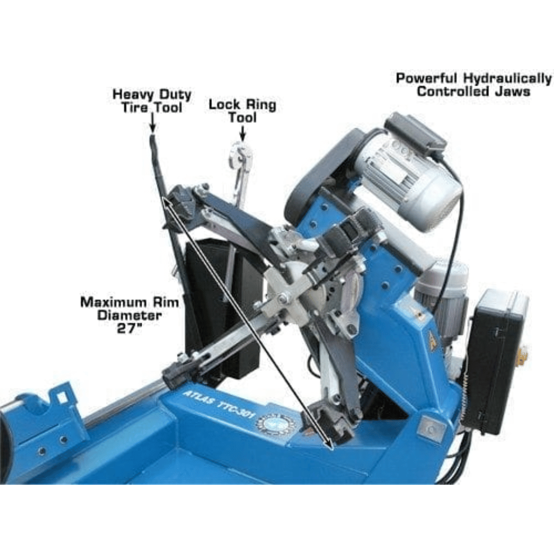 Atlas TTC301 Tire Changer + WBT-210 Wheel Balancer Combo Package