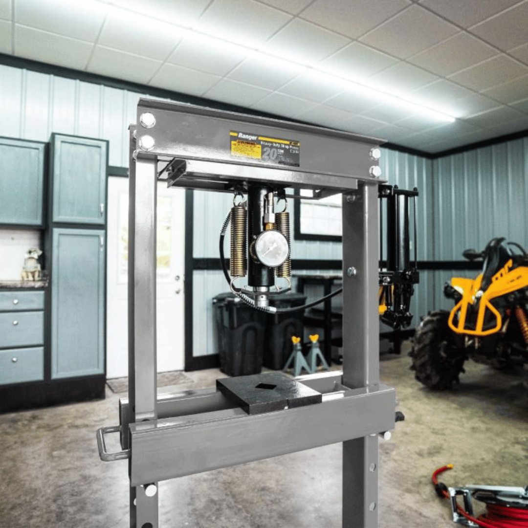 Ranger RP-20HD 20-Ton Shop Press / Two-Stage Hydraulic Pump / Commercial-Grade