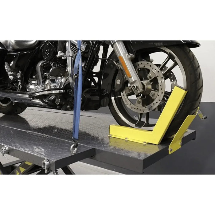 Ranger RML-1500XL Motorcycle Lift Platform with Front Wheel Vise - Mechanic Super Store