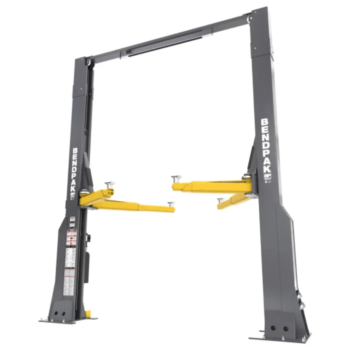BendPak Lift 16,000lb Capacity 2 Post Car Lift - Extended Height on a halo white background