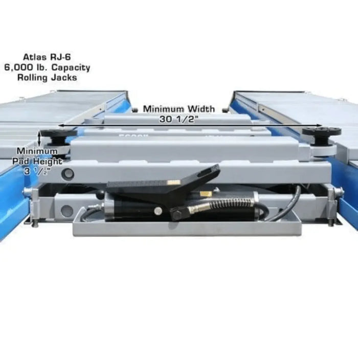 Atlas RJ-6 6,000 lb Rolling Bridge Jack - Mechanic Super Store
