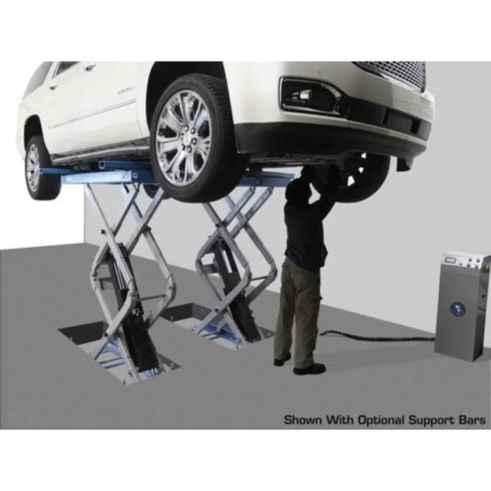 Atlas FM9SL In Ground Full-Rise 9,000 lb Capacity Scissor Lift - Mechanic Super Store