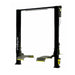 A black colored Challenger Lifts CL10-XP9 9000 lbs 2 Post Drive-On Pad Lift shown on a halo white background - Mechanic Super Store