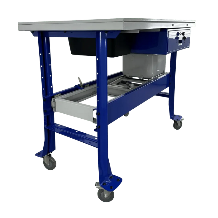 iDEAL PTDT-PW-1000 Premium Tear Down Table with 3.5G Parts Washer - Mechanic Super Store