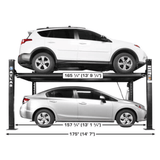Atlas ALI Certified APEX 8 4-Post Lift + RJ35 Sliding Jacks Combo