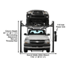 Atlas Garage PRO8000EXT-L 4 Post Lift + RJ35 Sliding Jacks Combo