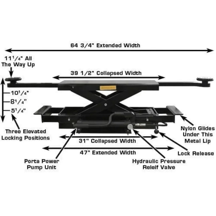 Atlas Garage PRO8000 4 Post Lift + RJ35 Sliding Jacks Combo - Mechanic Super Store