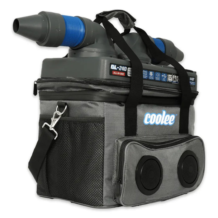 Coolee™ CL-240 - 3-in-1 Portable Air Cooler - Grey/Blue - Mechanic Super Store