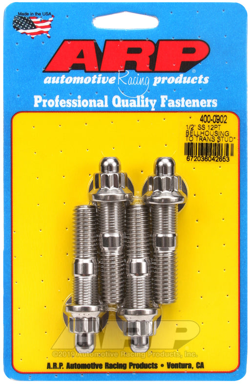 ARP 1/2" SS 12pt bellhousing to trans stud kit