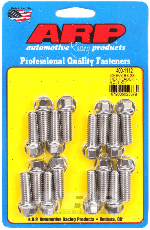 ARP BB Chevy SS hex header bolt kit