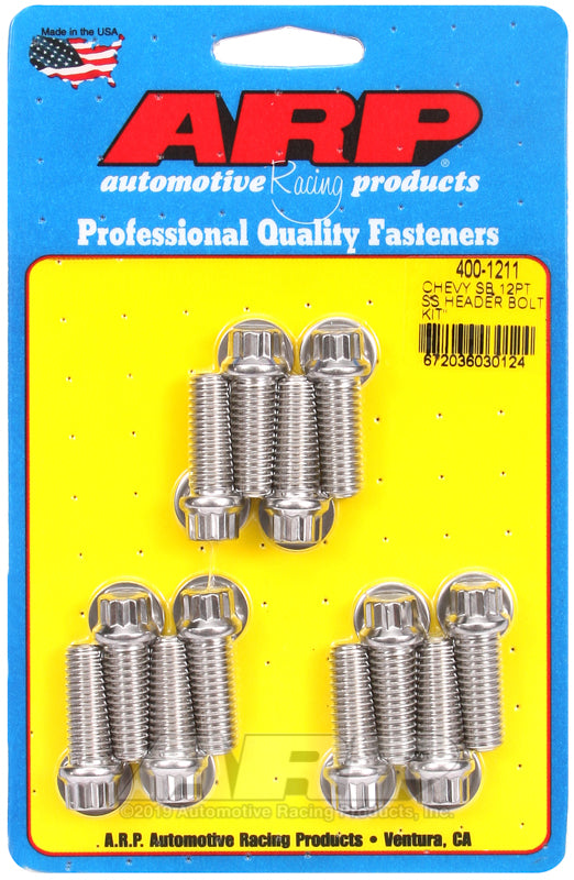 ARP SB Chevy SS 12pt header bolt kit