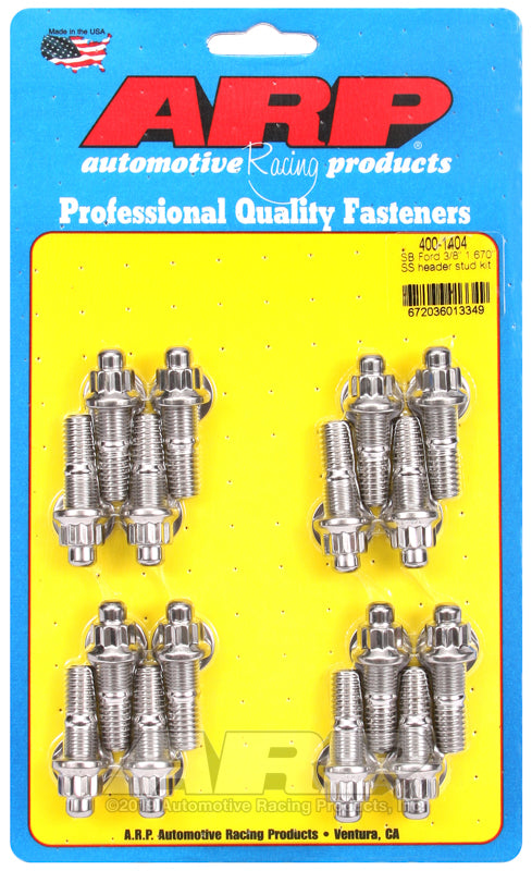ARP SB Ford 3/8 x  1.670 SS header stud kit