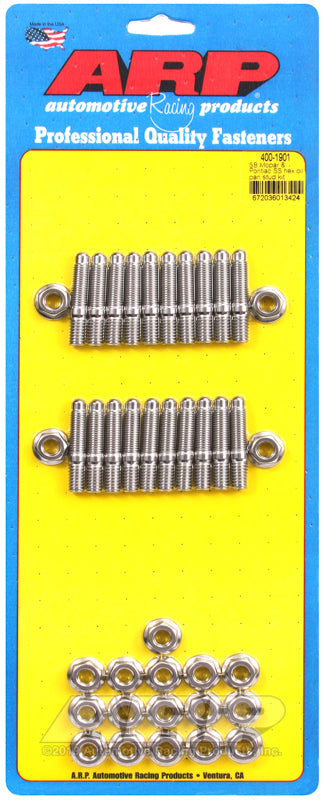 ARP SB Mopar & Pontiac SS hex oil pan stud kit