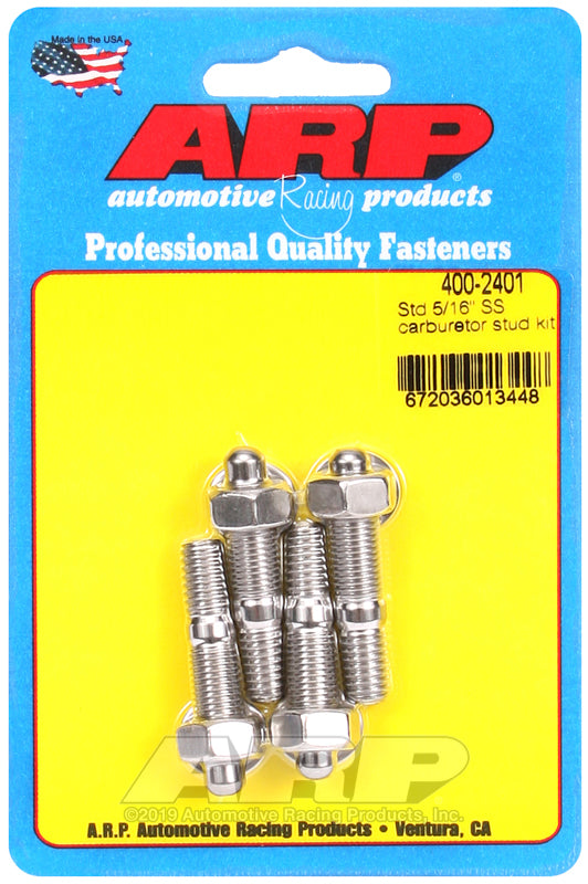 ARP Standard 5/16" SS carburetor stud kit