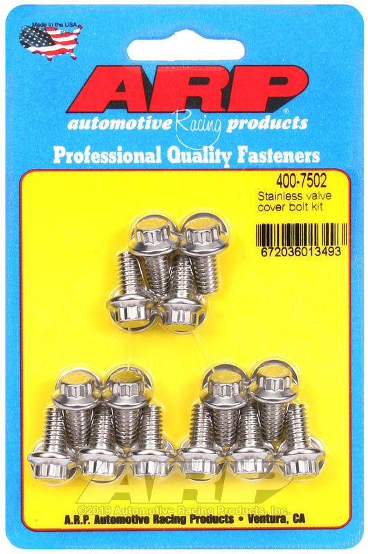 ARP SS valve cover bolt kit