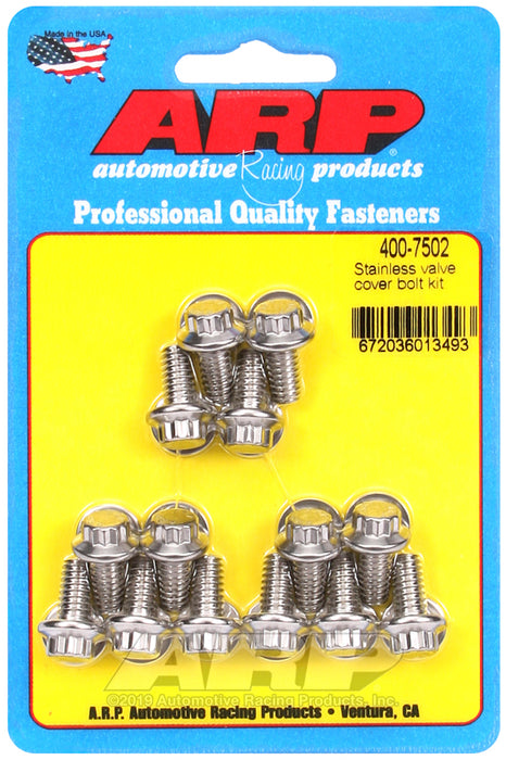 ARP SS valve cover bolt kit