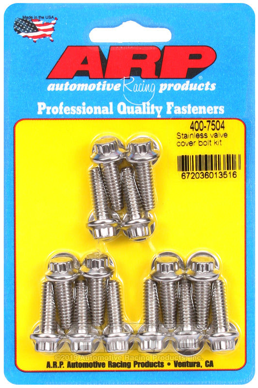 ARP SS valve cover bolt kit